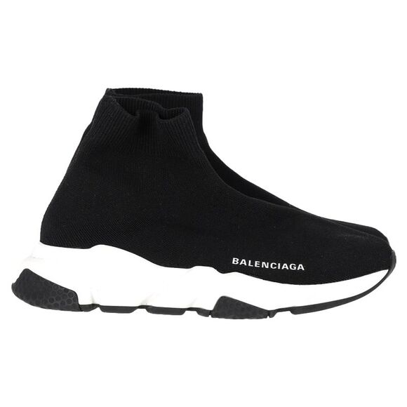 Balenciaga Speed Sneakers in Black Polyester - Picture 1 of 12